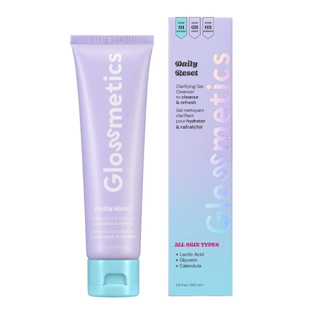 Glossmetics Daily Reset Clarifying Gel Cleanser Balance Purify Remove Makeup NEW